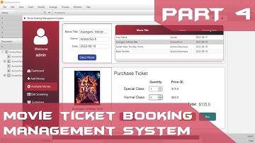 JavaFX Tutorial (PART 4/4) - Movie Ticket Booking Management System in Java Netbeans