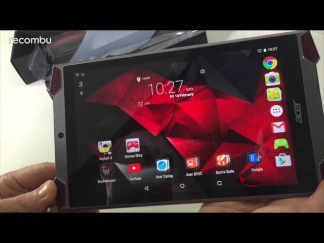 Acer Predator Tablet unboxing and first look 