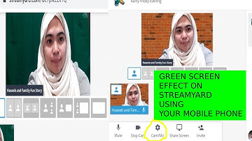 HOW TO USE GREEN SCREEN IN STREAMYARD WHILE LIVE STREAMING USING YOUR MOBILE | GREEN SCREEN EFFECT