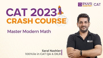 CAT 2023 Crash Course | Master Modern Math | Score 99+%le in CAT Quants #cat2023 #cat2023quant