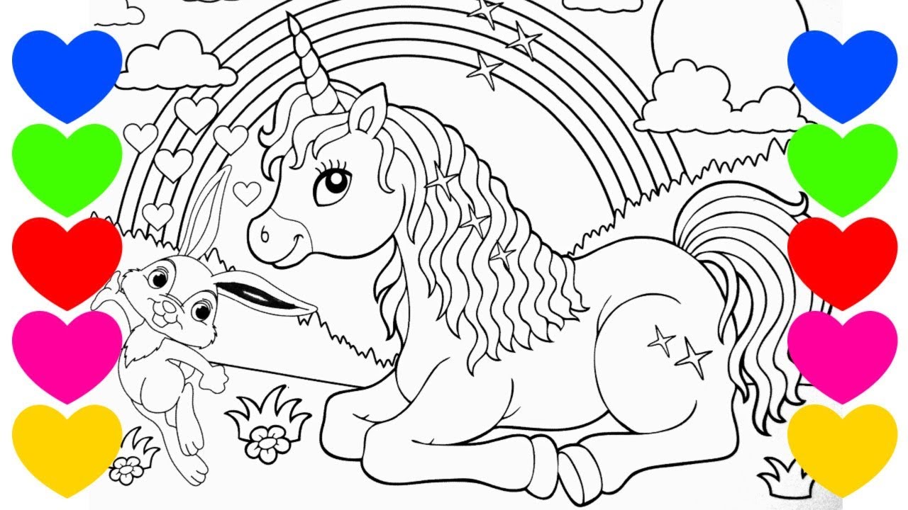 Tela Para Pintura Infantil Colorir Pintar Canvas Unicórnio com Tinta e  Pincel