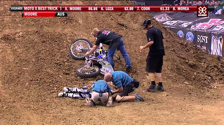 [HD] Clinton Moore Is Run Over by His Own Bike Aft...
