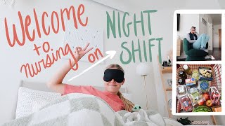 Come on my First Night Strech EVER as a Peds Nurse | how I prepared: food, sleep, life balance