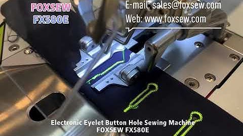 Electronic Eyelet Buttonhole Sewing Machine
