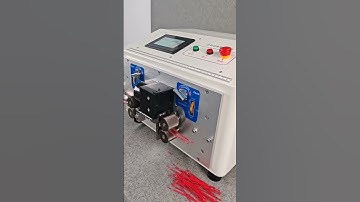 Automatic Dual Wires Cutting Stripping Machine  #wireharness #wiremachinery #wirestrippingmachine
