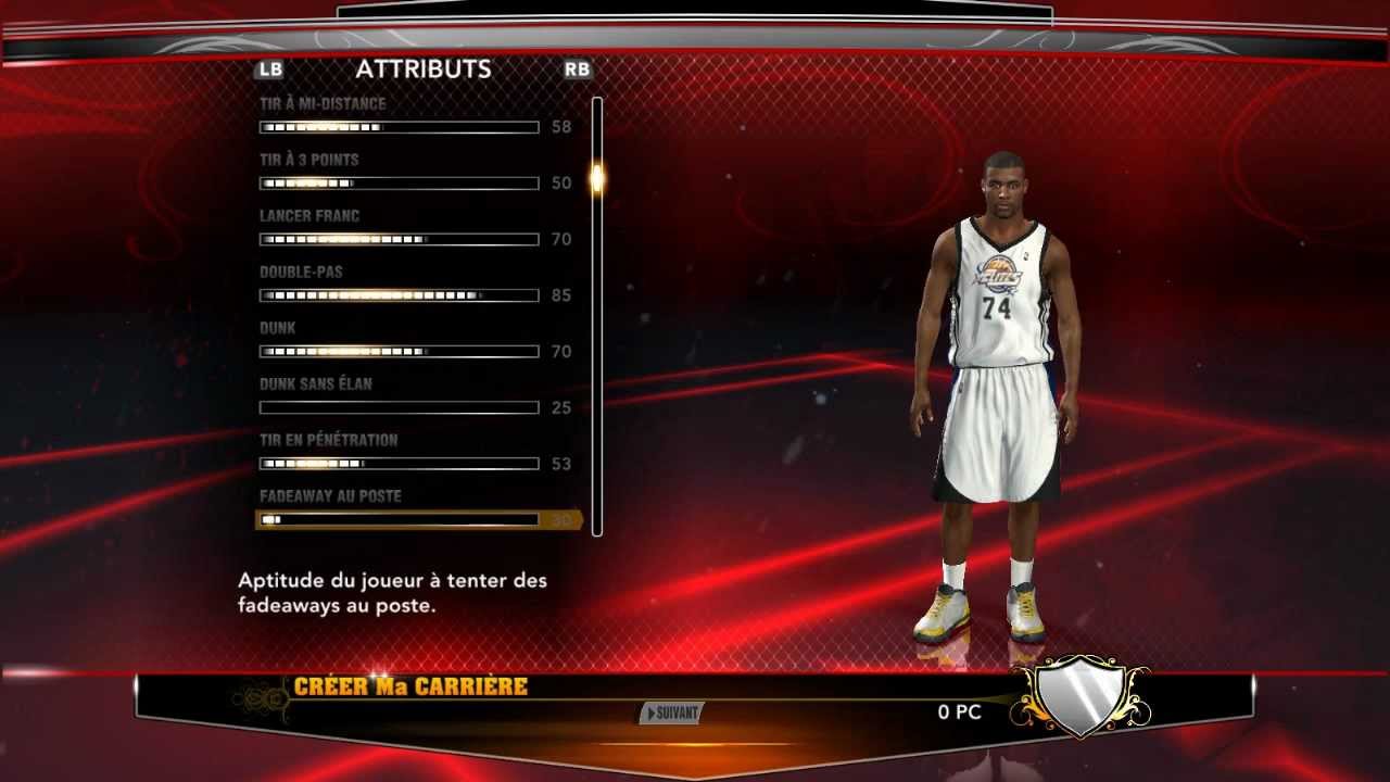 comment monter son joueur nba 2k13