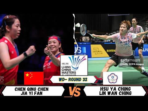 Chen / Jia (CHN) vs Hsu / Lin (TPE) | China Masters 2023 | R32