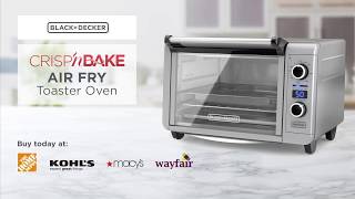 Unboxing and Review: Black + Decker Crisp N' Bake Convection Air Fry  Countertop Oven - Aaichi Savali