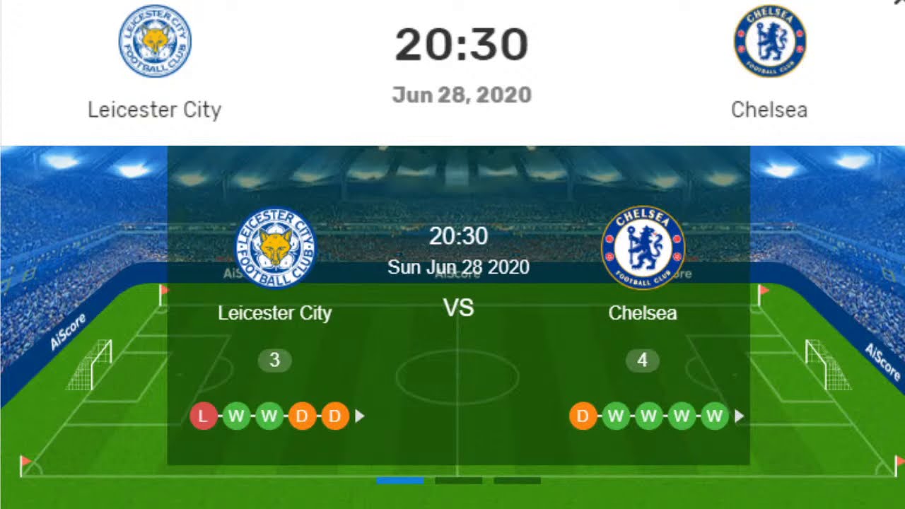 Chelsea Vs Leicester City Fa Cup Live Fa Cup Leicester Vs Chelsea Live Stream Youtube