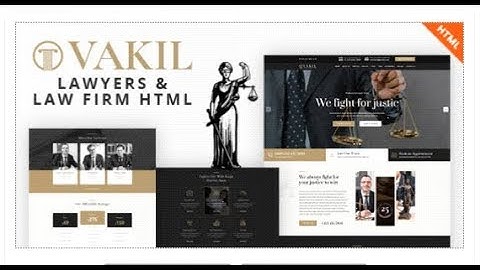 VAKIL - Lawyers Attorneys and Law Firm HTML Template | Themeforest Templates