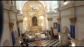 Iglesia Nuestra Señora del Rosario (La Alberca de Murcia) 17 octubre 2021. La Patrona en las calles.