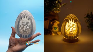 Famous How to make 3D Easter eggs pop up SVG for cricut joy Wealth