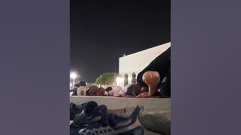 تلاوة مرئية تفوق الوصف من خارج المسجد للشيخ خالد الجليل من سورة ( القيامة- الإنسان)  رمضان ١٤٤٥ه‍
