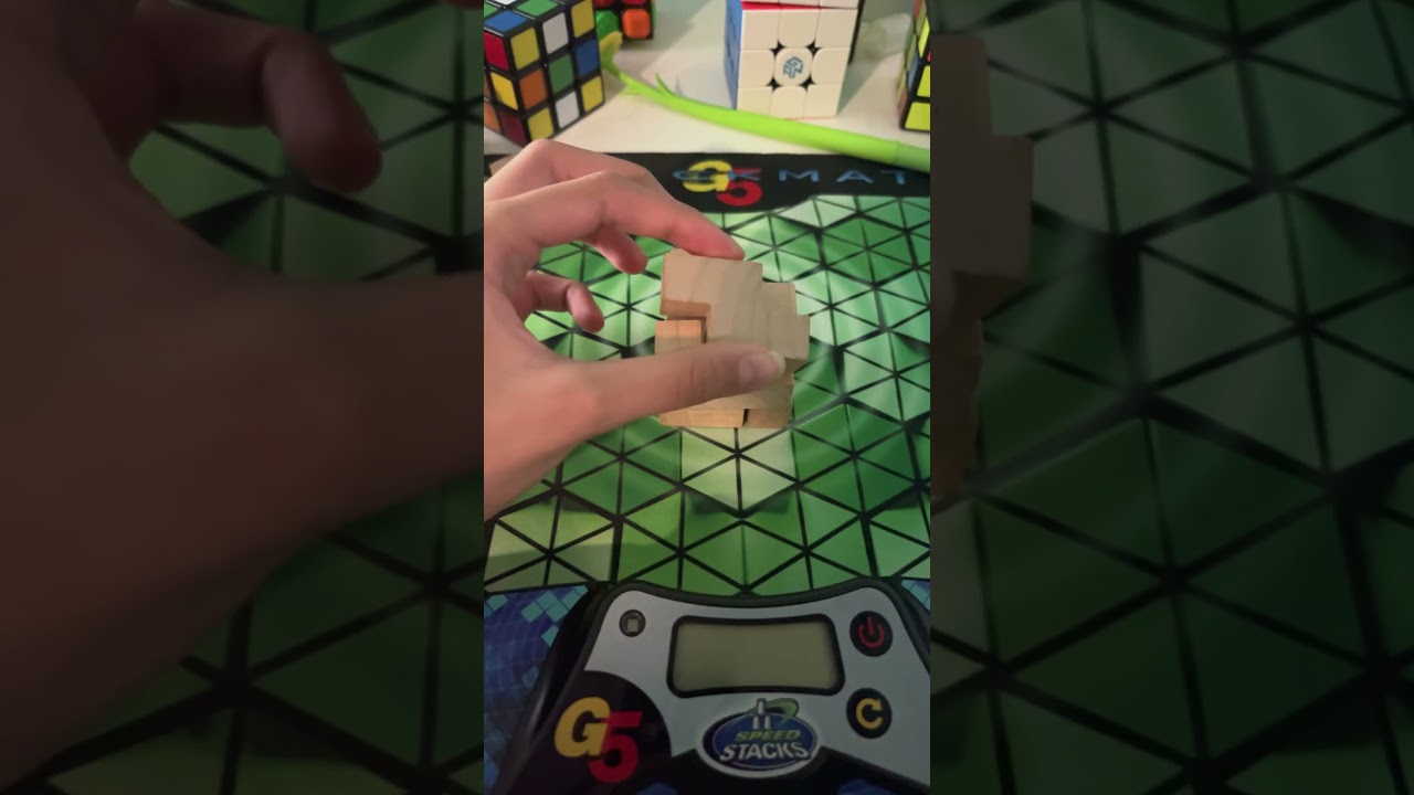 Wooden cube puzzle solution