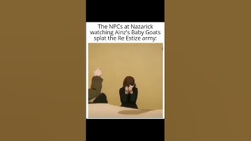 Overlord NPCs REACT to AINZ OOAL GOWNS Goats #overlord #shorts #chainsawman #demure