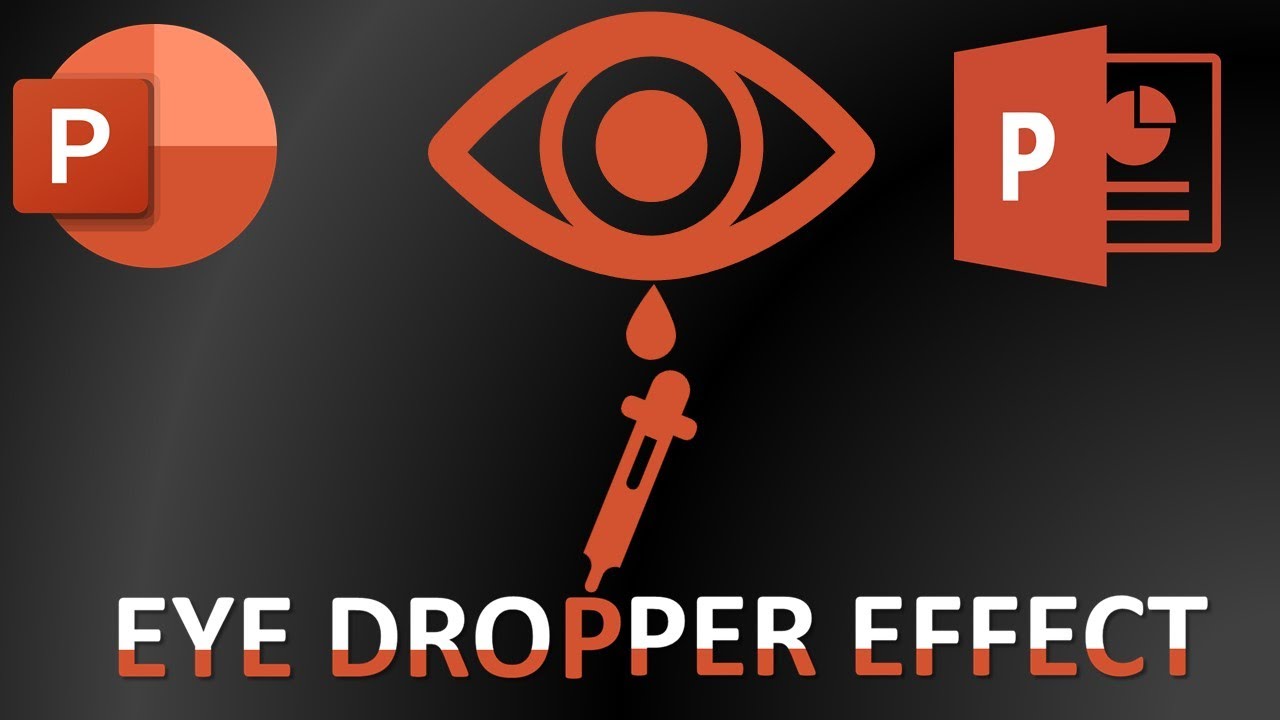 How to use the eyedropper effect on PowerPoint and safe time on PowerPoint 2020. YouTube