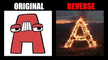 Reverse Alphabet Lore But Made From Fire (A-Z...) - All Alphabet Lore Meme Animation - TD Rainbow