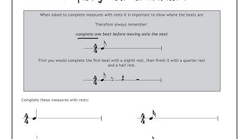Lv1 pg36: Completing Measures with Rests