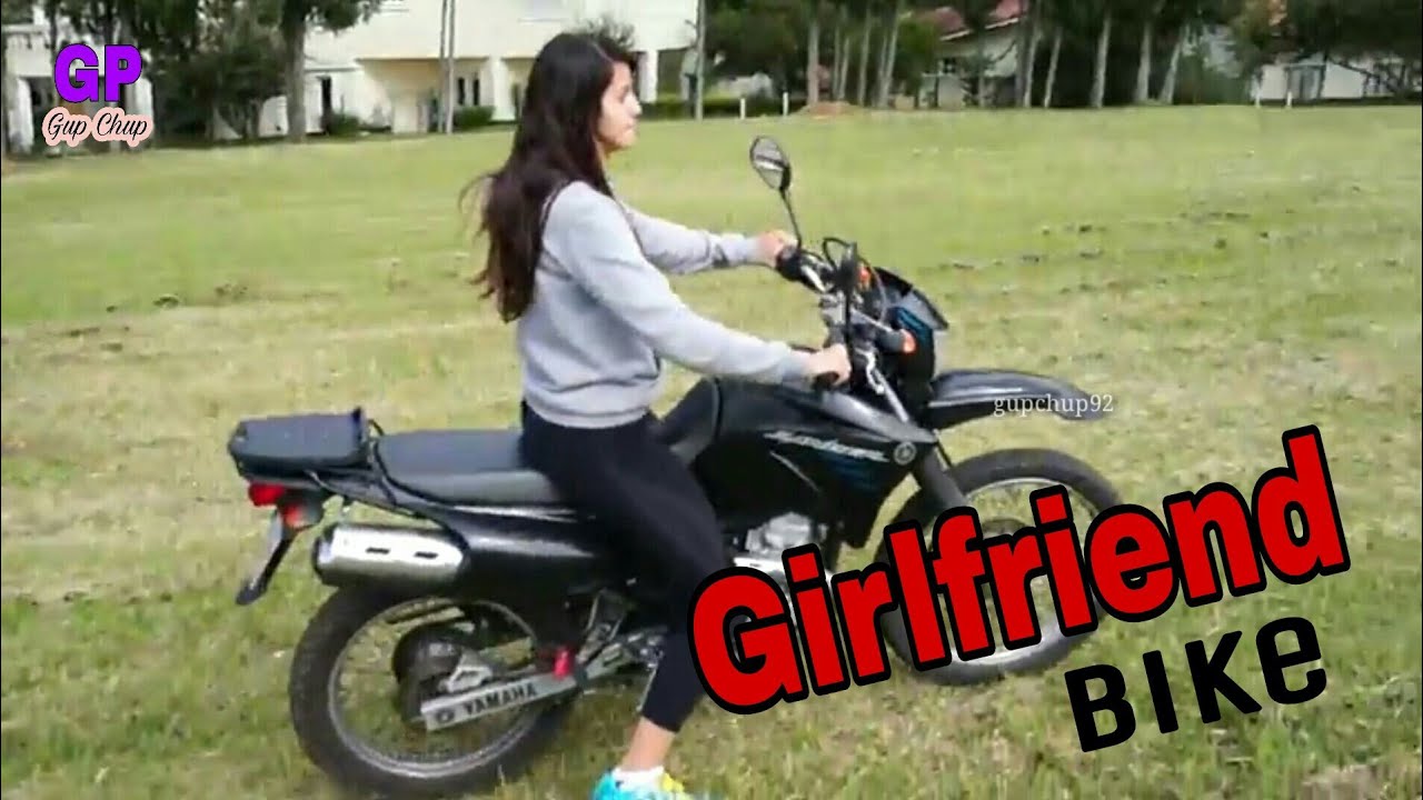 Gf Ride Artist Girlfriend Ride a Motorcycle - YouTube