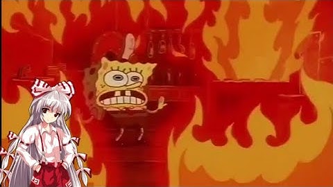 Touhou 8 characters portrayed by spongebob