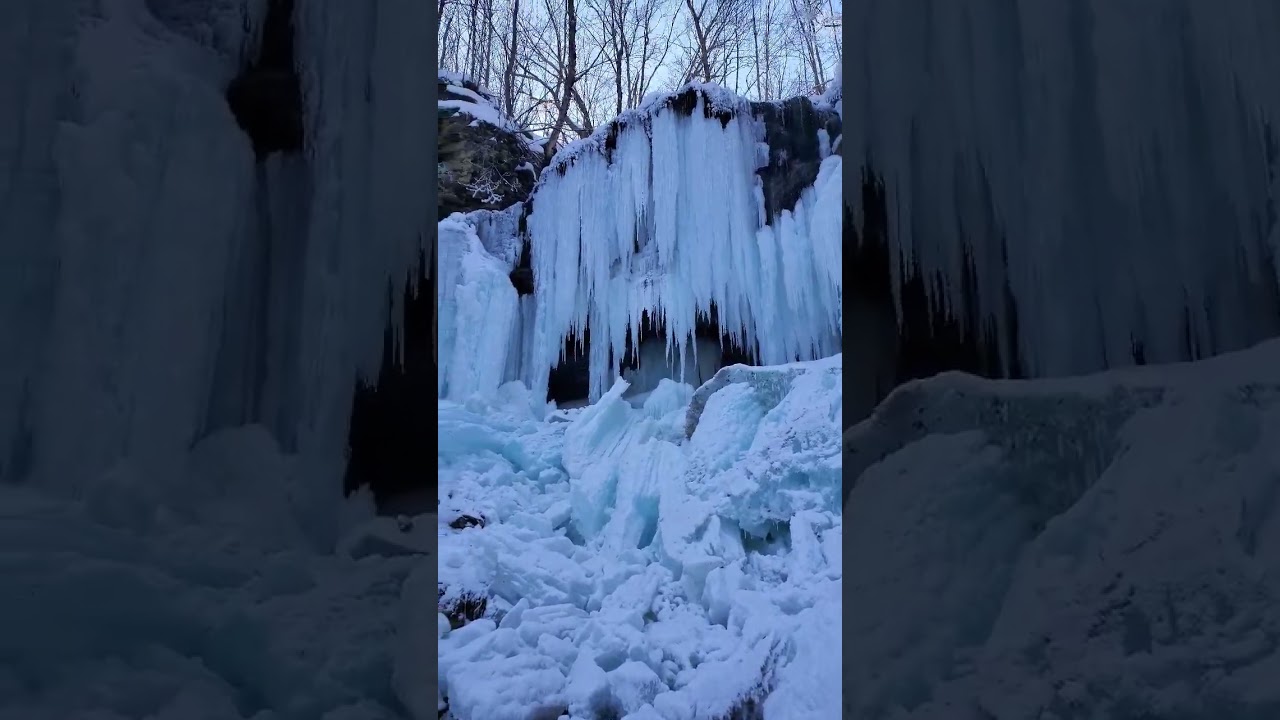 Frozen waterfall 
