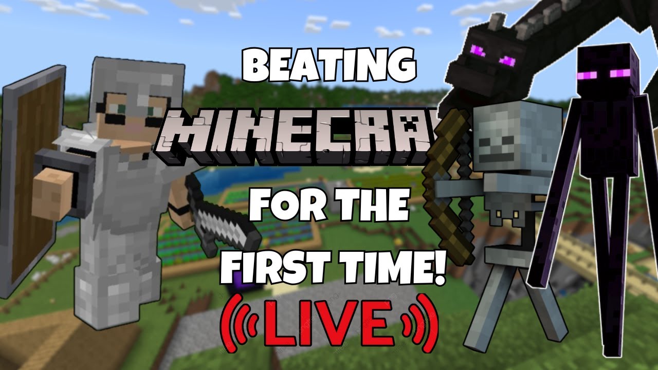 ATTEMPTING TO BEAT MINECRAFT FOR THE FIRST TIME! Join Up! - YouTube