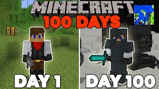 I Survived 100 Days in Space in Minecraft