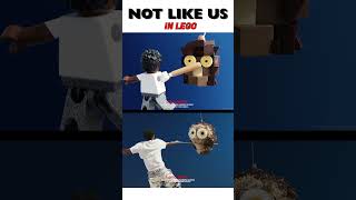 NOT LIKE US BUT IN LEGO #kendricklamar #notlikeus #lego #animation