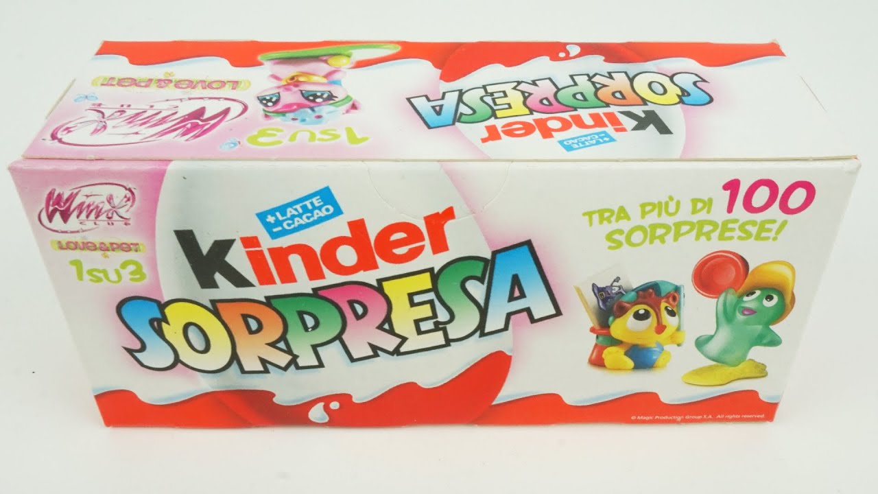 киндер сюрприз винкс уникальная коллекция kinder surprise winx - YouTube