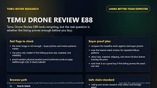 Temu Drone Review E88: Do NOT Buy Before This