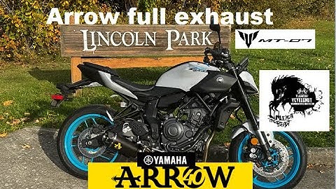 2025 Yamaha MT07; Arrow full exhaust, testing and tuning, the best yet?:  Flashed by Vcyclenut