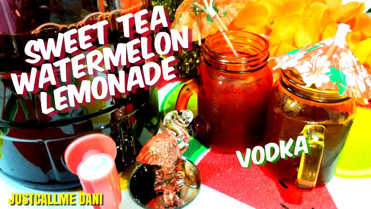 Vodka Watermelon Sweet Tea Lemonade Cocktail | Cocktails ...