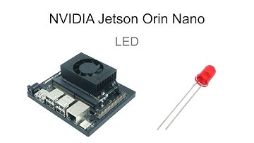 Use LED with Nvidia Jetson Orin Nano 8GB Dev Kit via the GPIO  #jetson #nvidia  #orinnano