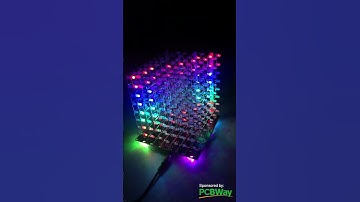 512 RGB CUBE LED EFFECTS - AMAZING !! #short