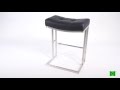 SOLIS STAINLESS STEEL COUNTER STOOL SOLIS STAINLESS STEEL COUNTER STOOL