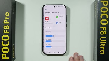 POCO F8 Pro/F8 Ultra: Aanraakvibraties (haptische feedback) in- en uitschakelen