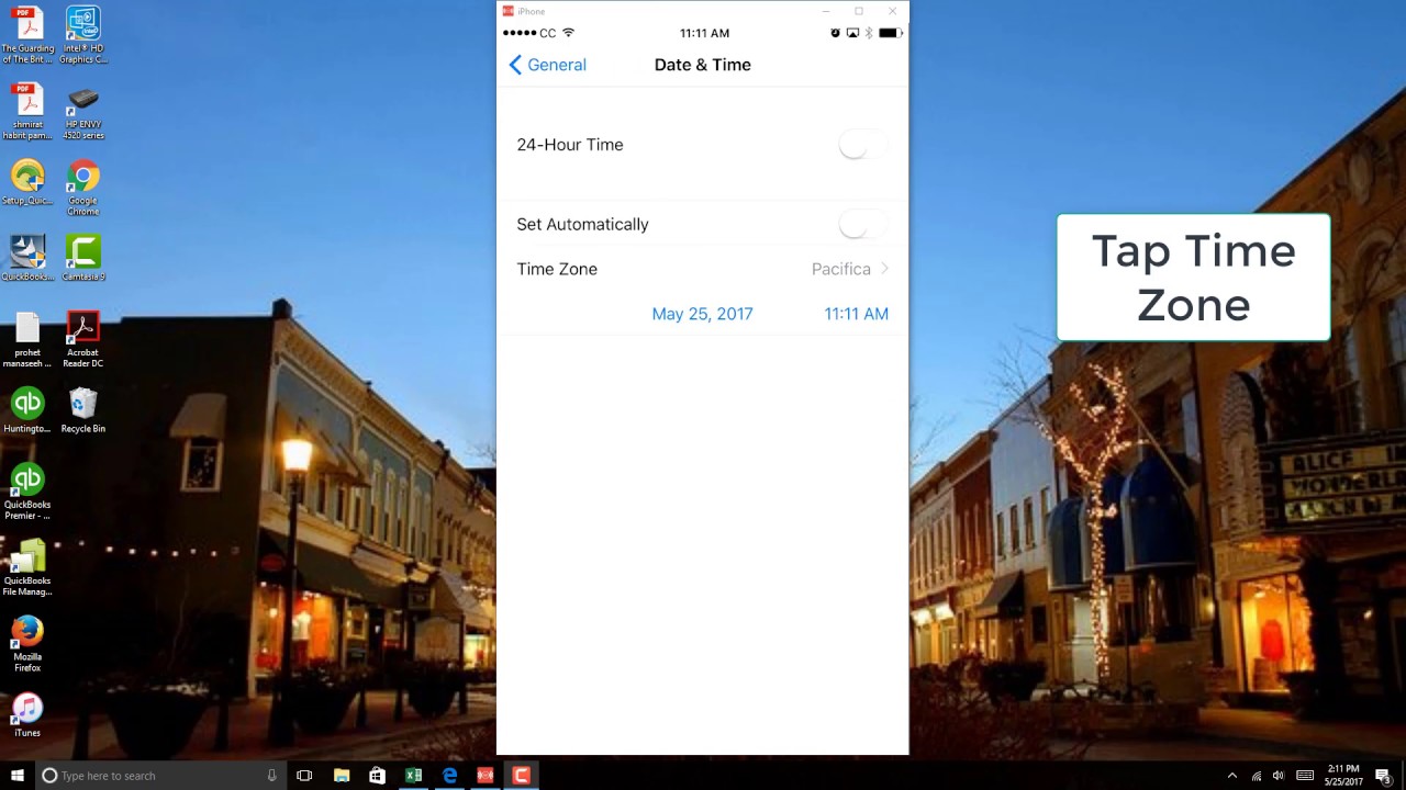 Change Time Zone on iPhone YouTube