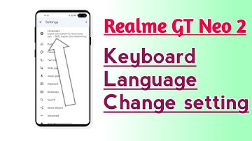Realme GT Neo 2 Keyboard Language Change setting How to Change