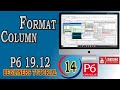 How to Format Column in Activities Table | Primavera P6 |19.12 | Beginners Tutorial
