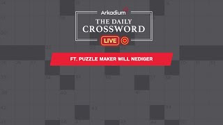 Daily Crossword Live ft. Will Nediger | Monday, November 3, 2025​