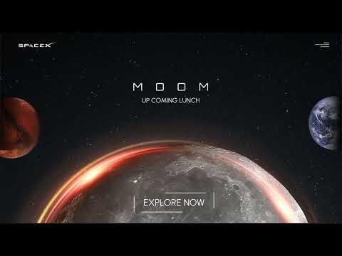 Redesigning SpaceX Website - Modern and Interactive