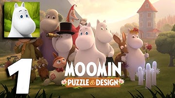 Moomin: Puzzle & Design - Gameplay Part 1 Levels 1-7 (Android, iOS) - All Levels
