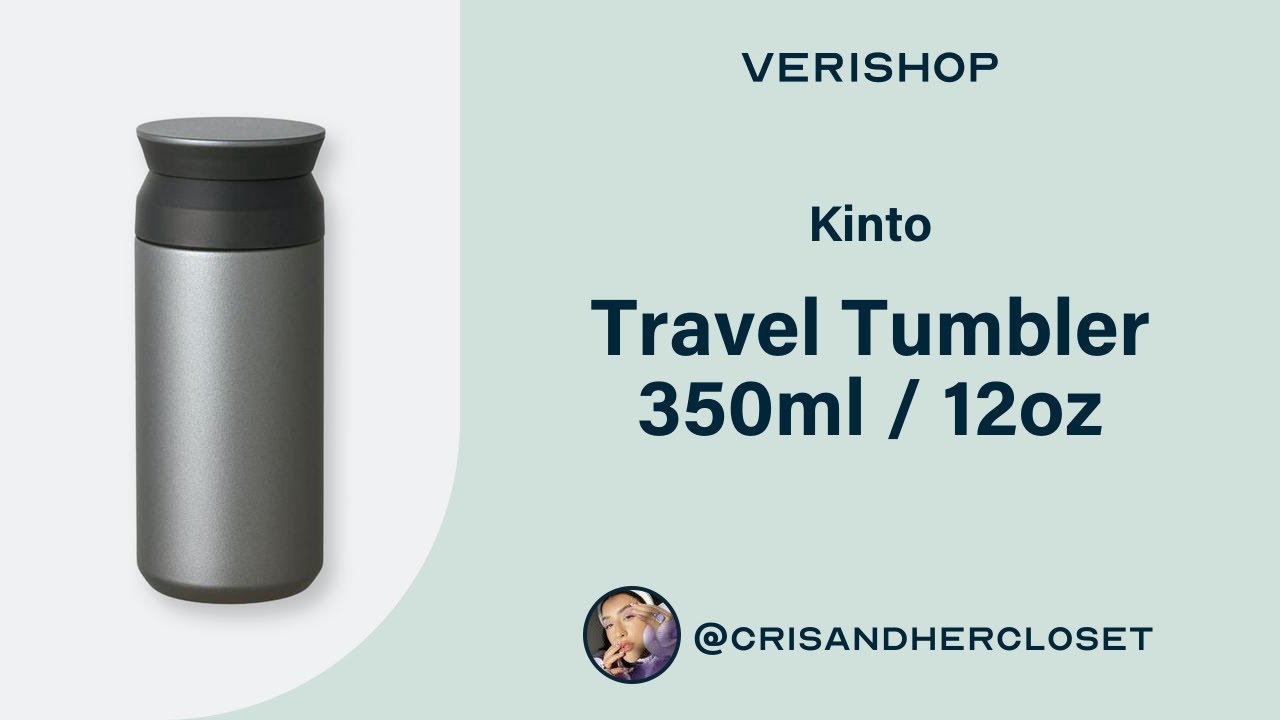 Kinto Travel Tumbler 350ML Stainless Steel Review: Ultimate Flask For Iced  Drinks - Pourover Project