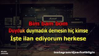 Yasemin Kumral - Bim Bam Bom (Karaoke) Orjinal Stüdyo