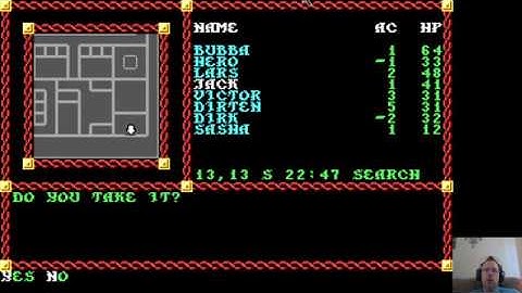 Previous Live Stream of AD&D Pool of Radiance (Part 9)