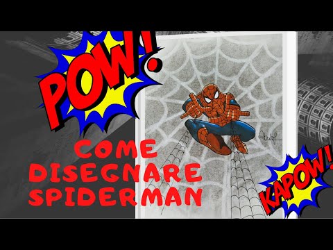Video: Come Disegnare Spider-Man Con Una Matita
