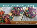 Learn to Make Polymer Clay Poinsettia Jewelry with a Layered Effect