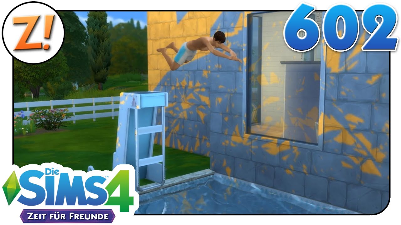 Sims 4 Zeit für Freunde: Sergio testet den Pool #602 ...