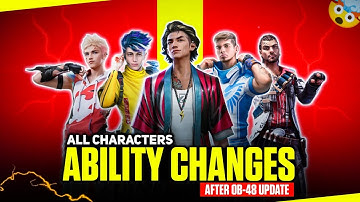 ALL CHARACTERS ABILITY CHANGE AFTER OB-48 UPDATE || OB-48 UPDATE ADVANCE SERVER