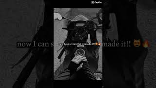 WE MADE IT! #capcut #lyrics #music #edit #motivation #motorcycle #biker #latina #foryou